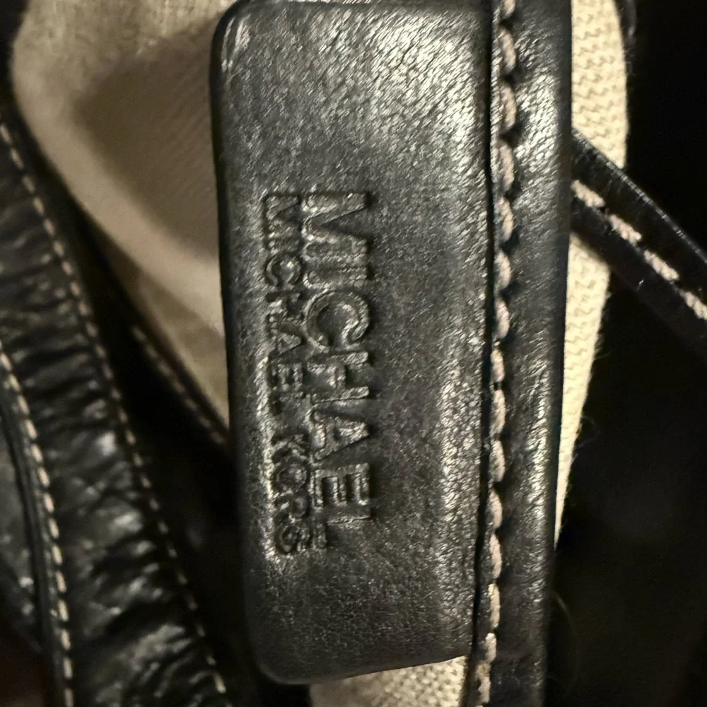 Stylish Black Leather Hobo Bag